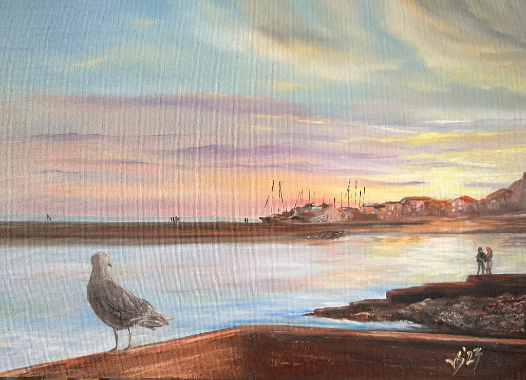 A little Christmas painting… :)
