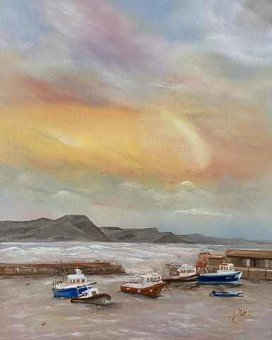 Lyme Regis, The Cobb, After The Winter Storm