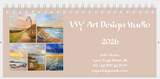 VSY Art Design Studio Desk Calendar 2026