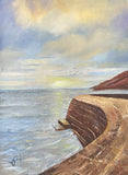 Lyme Regis, The Cobb at Sunset